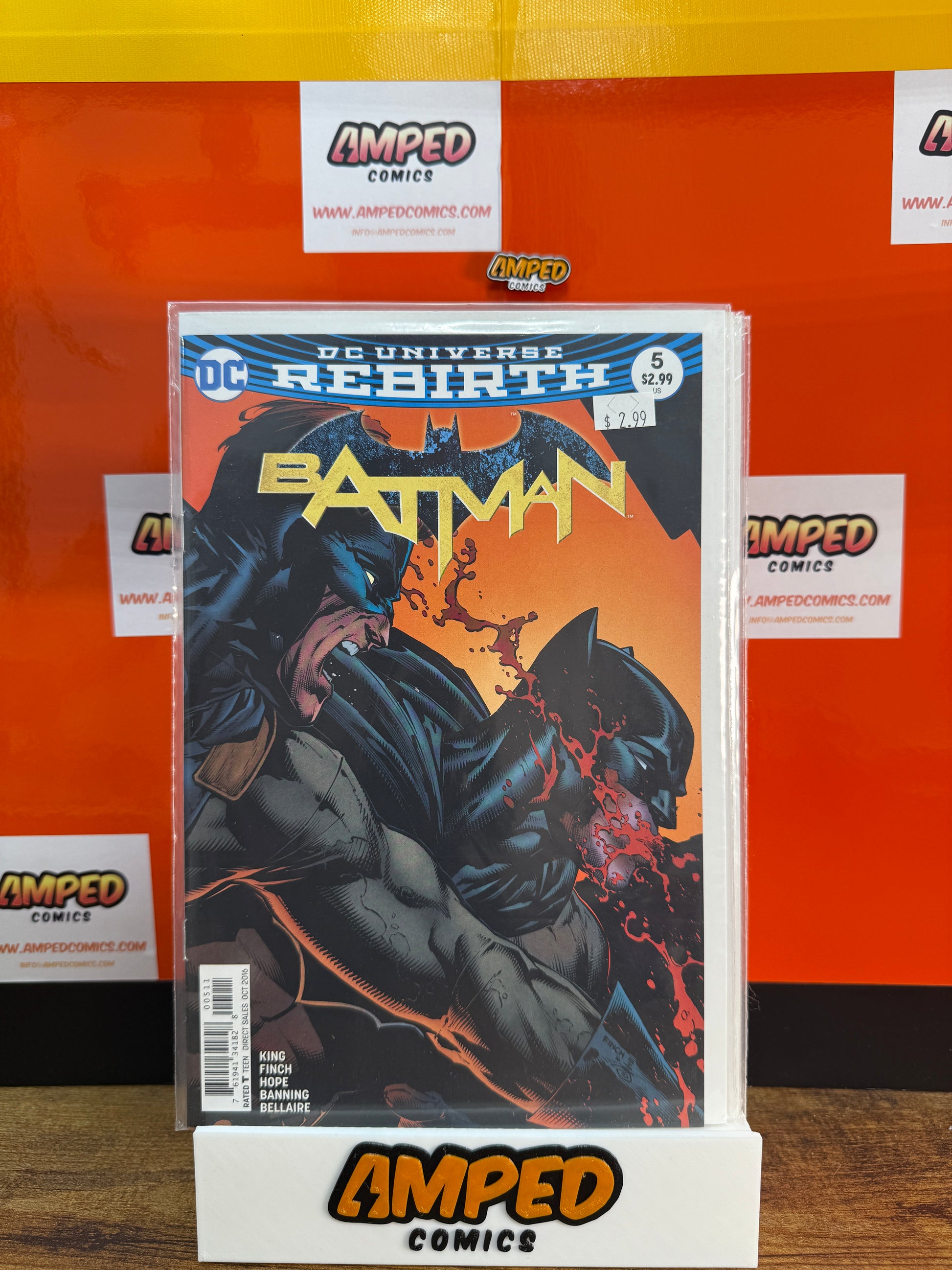 Batman 5 DC Universe Rebirth (2016) by King Finch