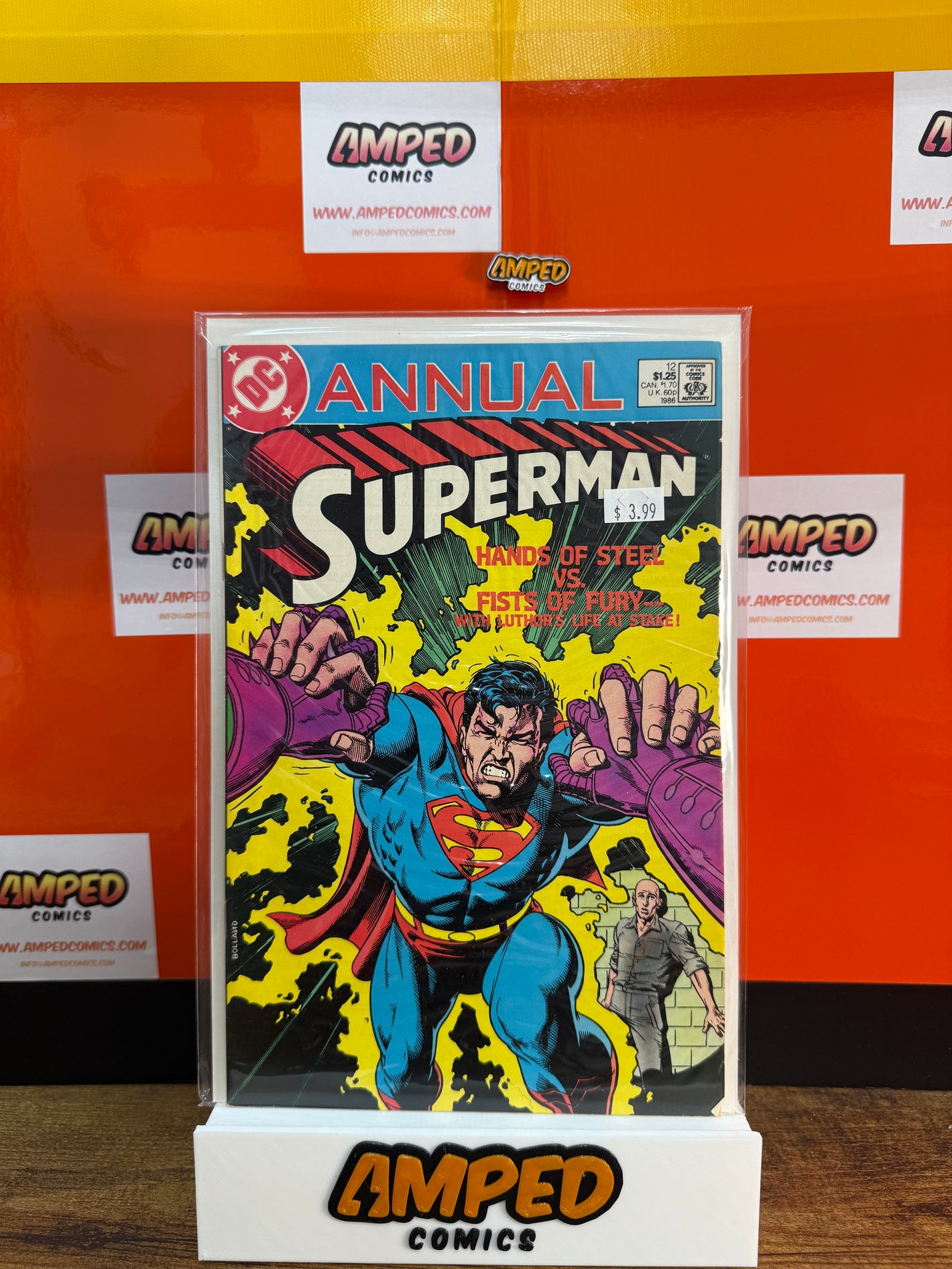 Superman Annual 11 DC Comics 1985 Hands of Steel vs Fists of Fury