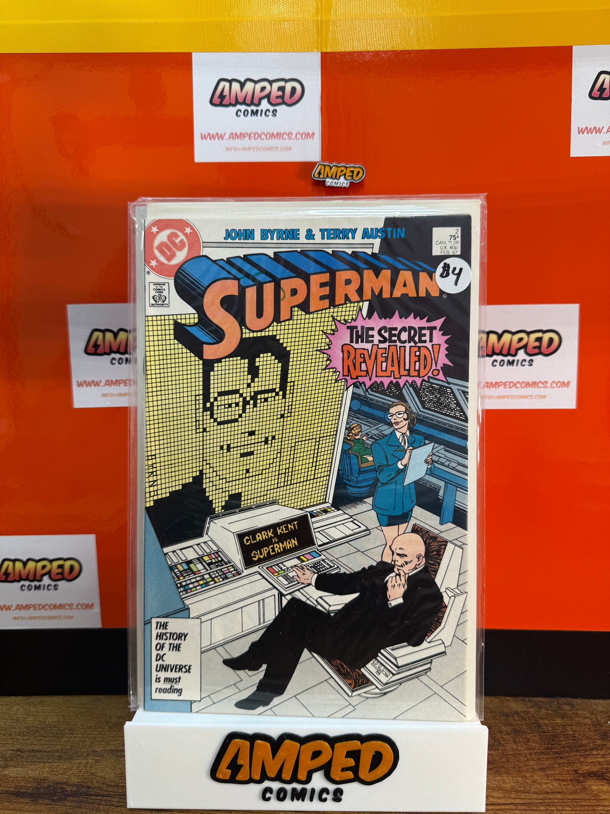Superman 2 DC Comics 1987 John Byrne The Secret Revealed