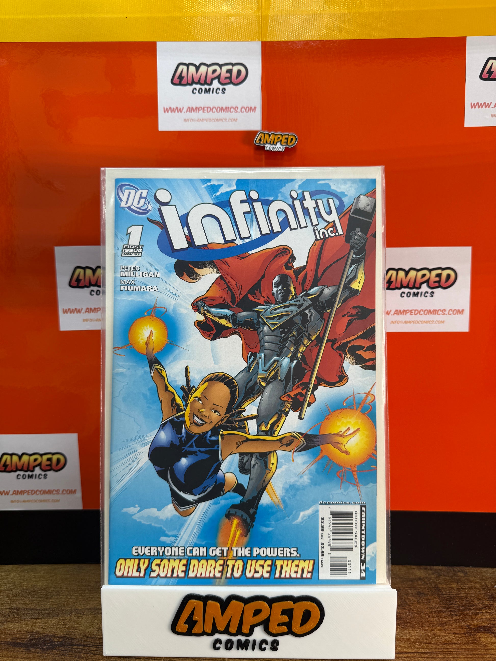 Infinity Inc. 1 (2007) DC Comics - First Issue by Milligan Fiumara