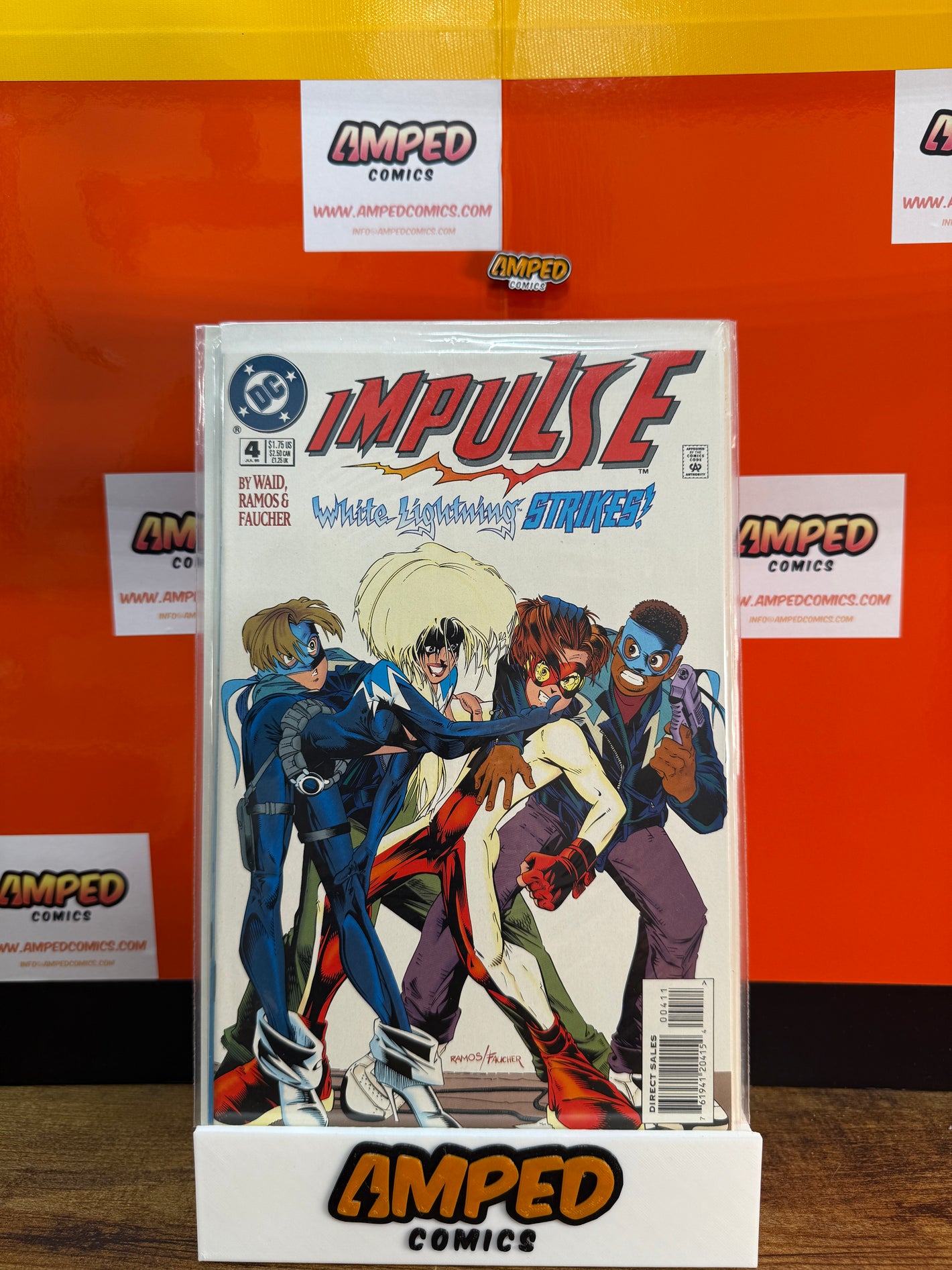 Impulse 4 DC Comics 1995 White Lightning Strikes