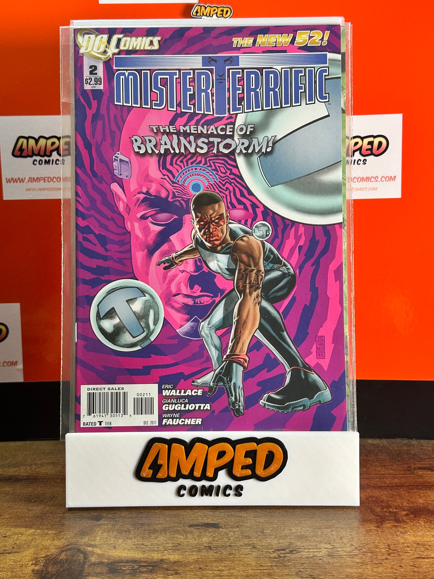 Mister Terrific 2 (2011) DC Comics The New 52 Brainstorm Cover