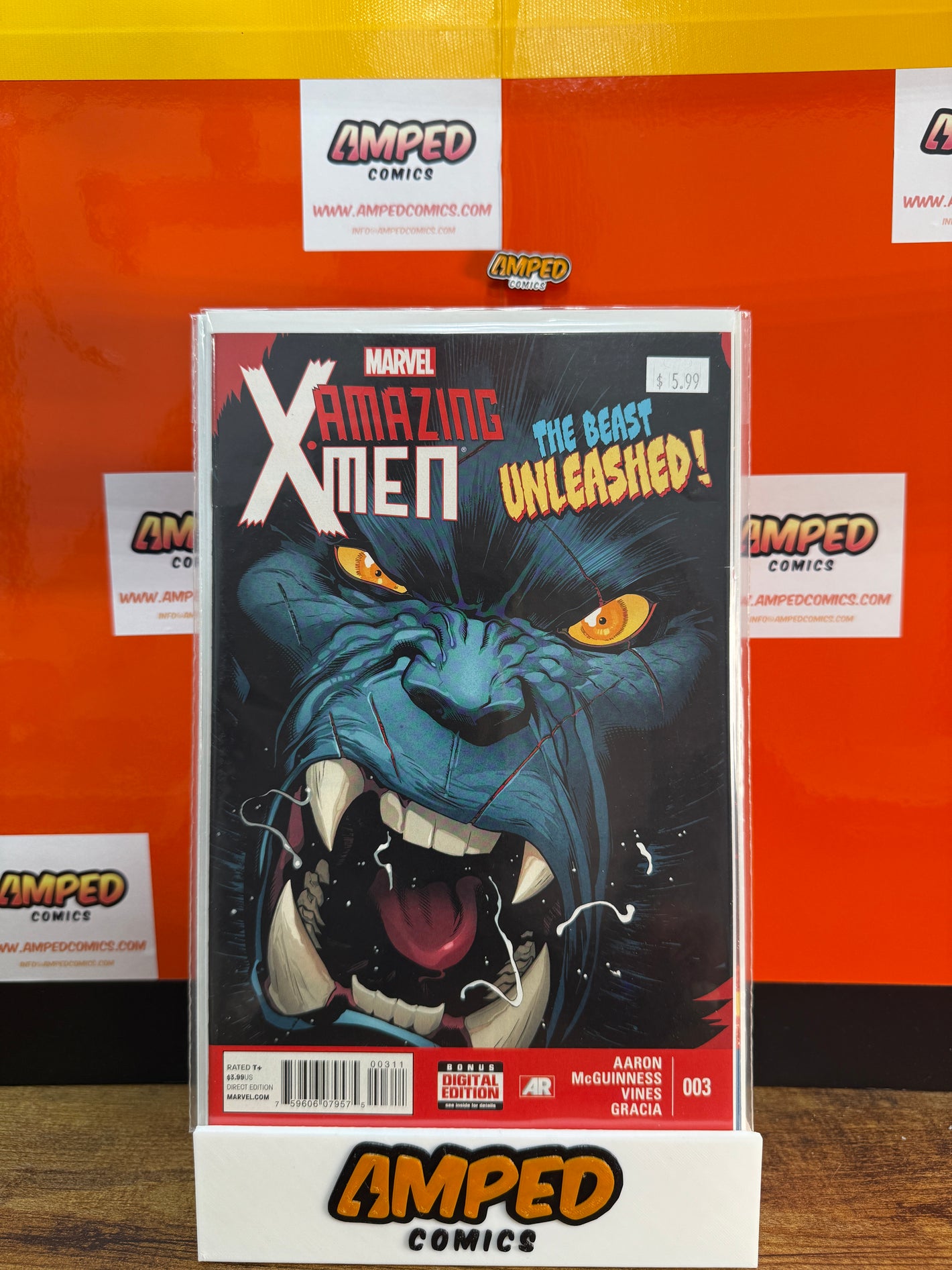 Amazing X-Men 3 Marvel Comics 2014 The Beast Unleashed