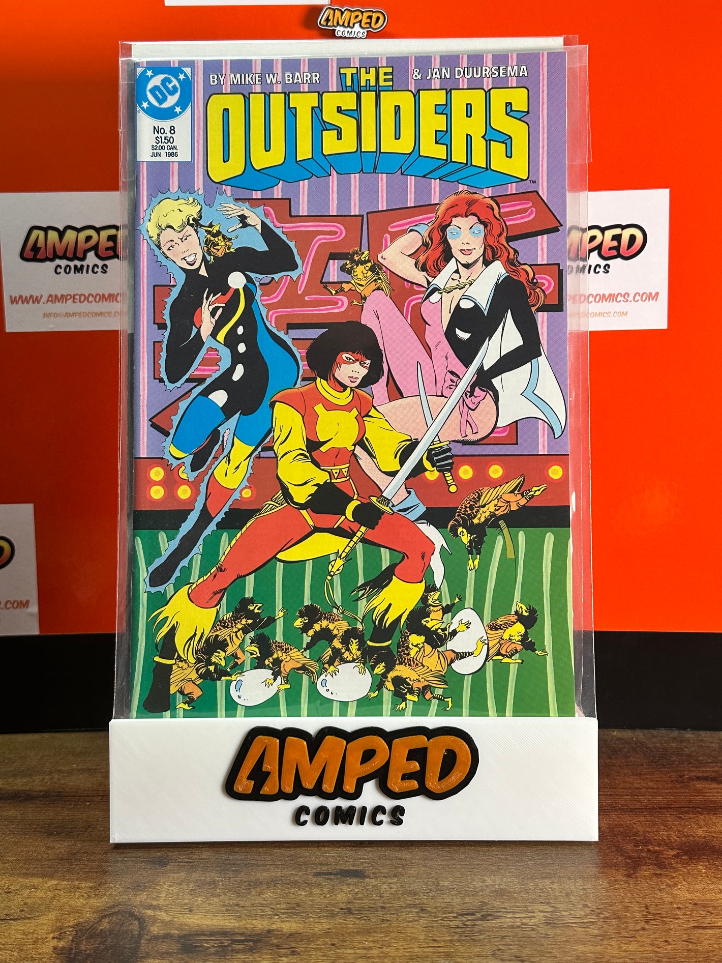 The Outsiders 8 DC Comics June 1986 by Mike W. Barr Jan Duursema