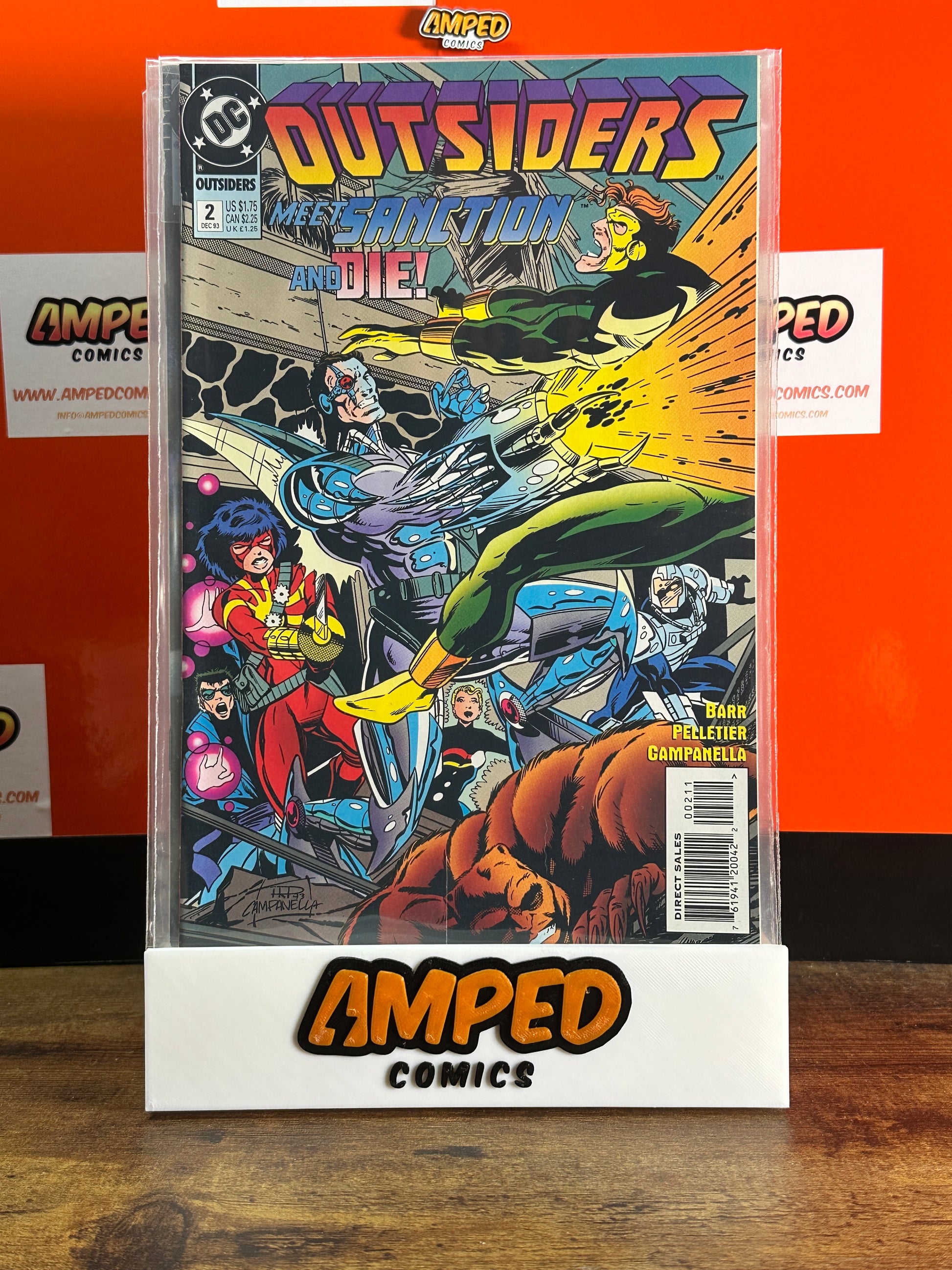 Outsiders 2 (Dec 1993, DC Comics) Meet Sanction and Die