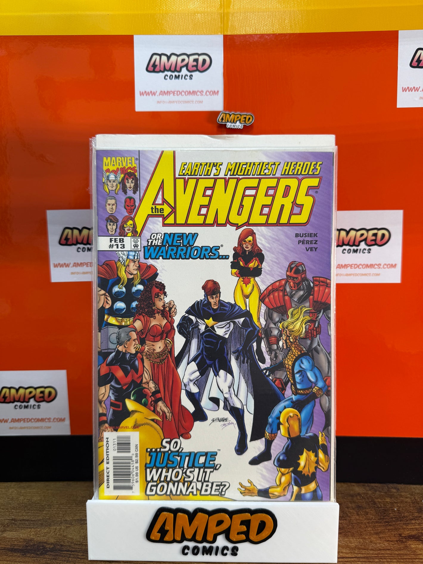 Avengers 13 Marvel Comics Feb 1999 Busiek Perez Vey