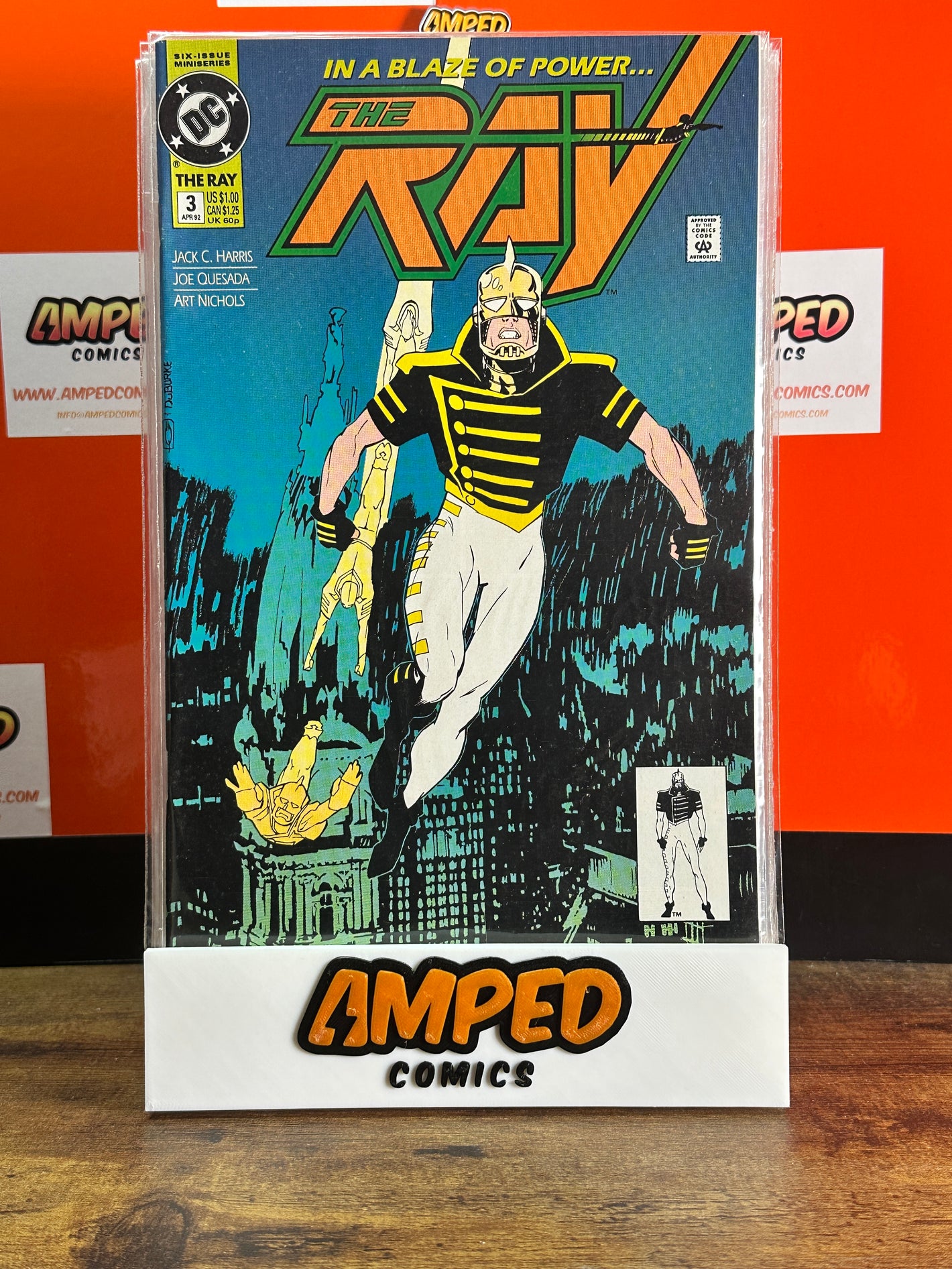 The Ray 3 DC Comics April 1992 Mini-Series Joe Quesada Art