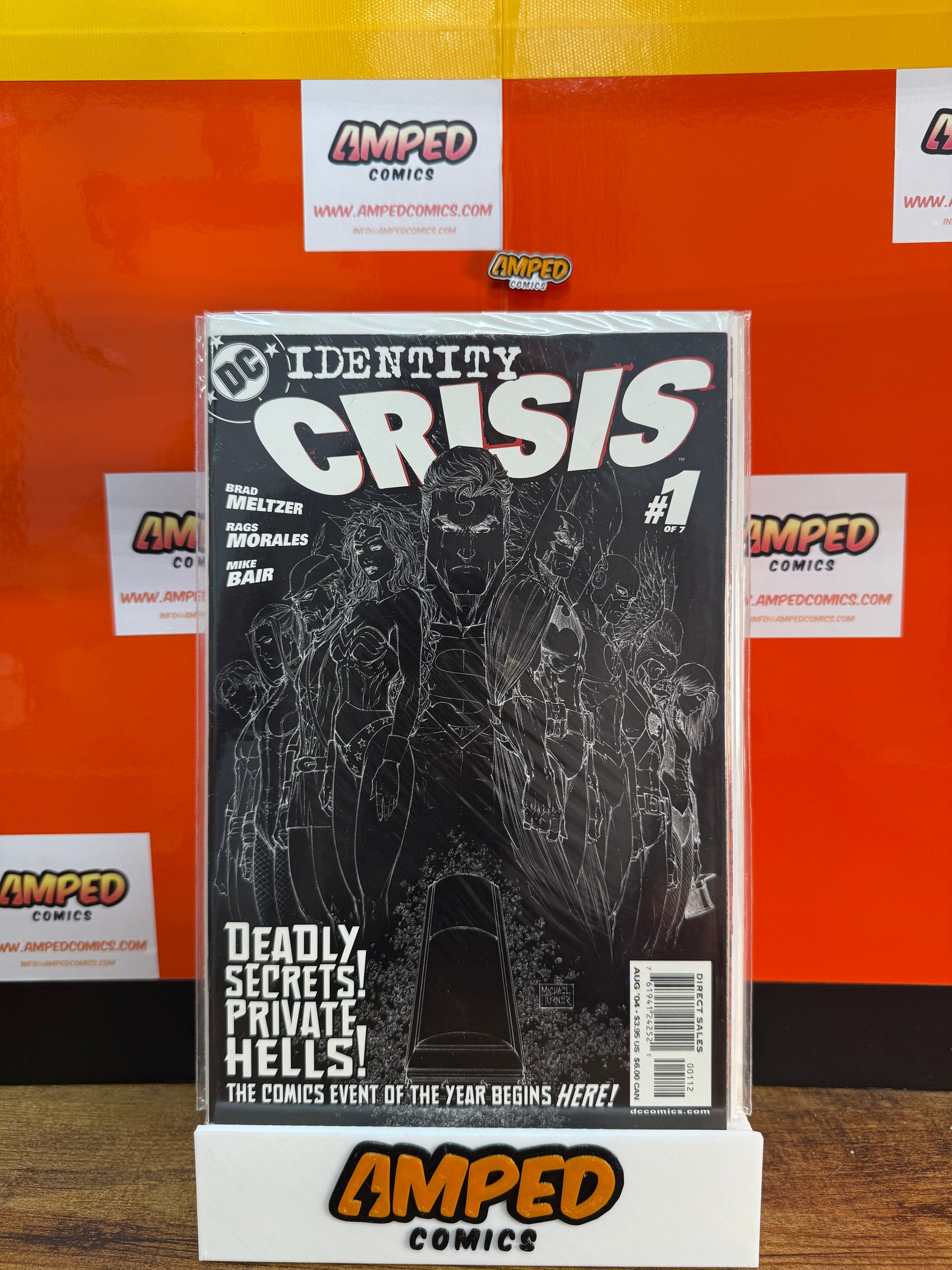 Identity Crisis 1 (2004) DC Comics Brad Meltzer Rags Morales