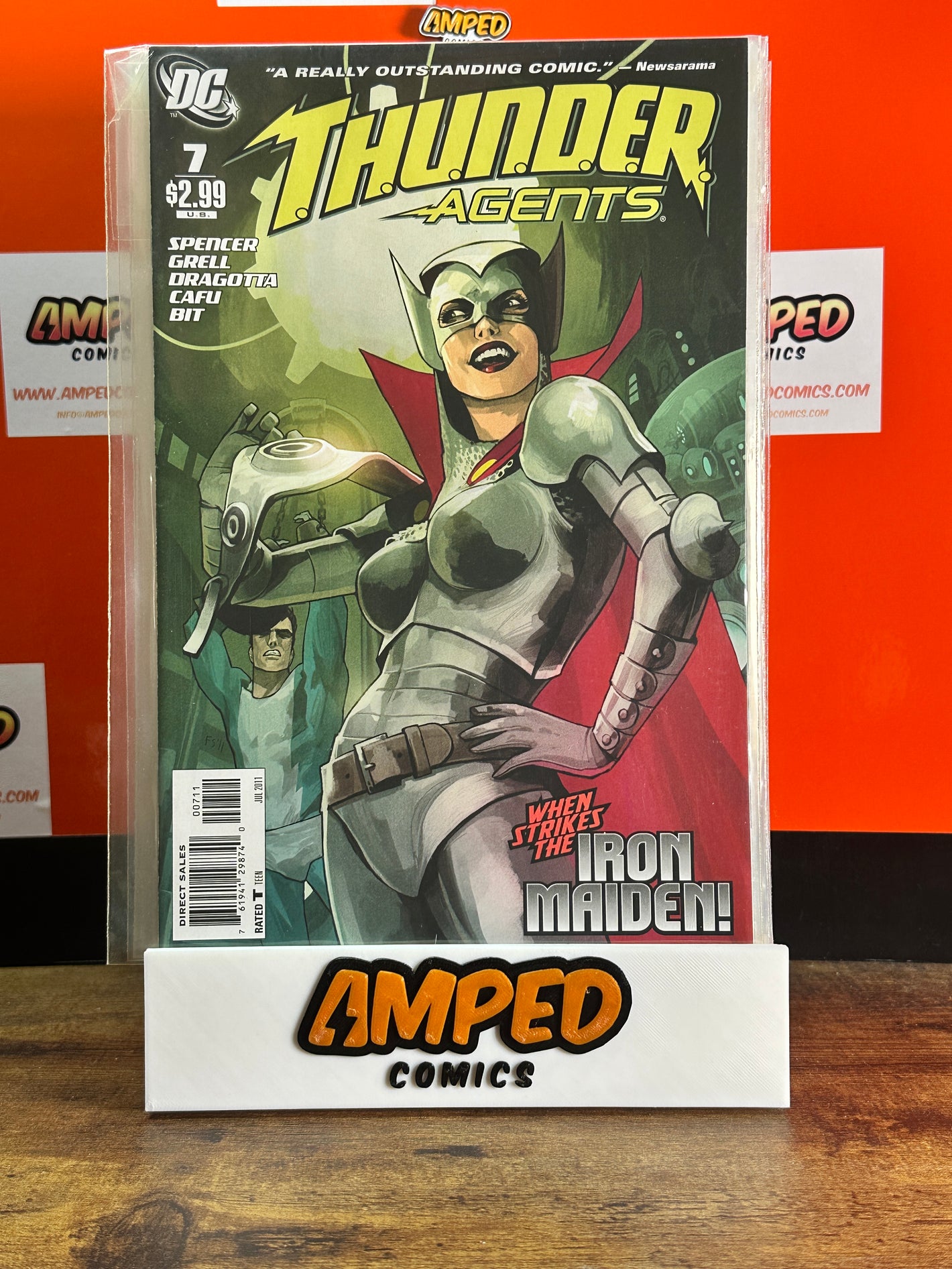 Thunder Agents 7 DC Comics 2011 Spencer Dragotta Iron Maiden