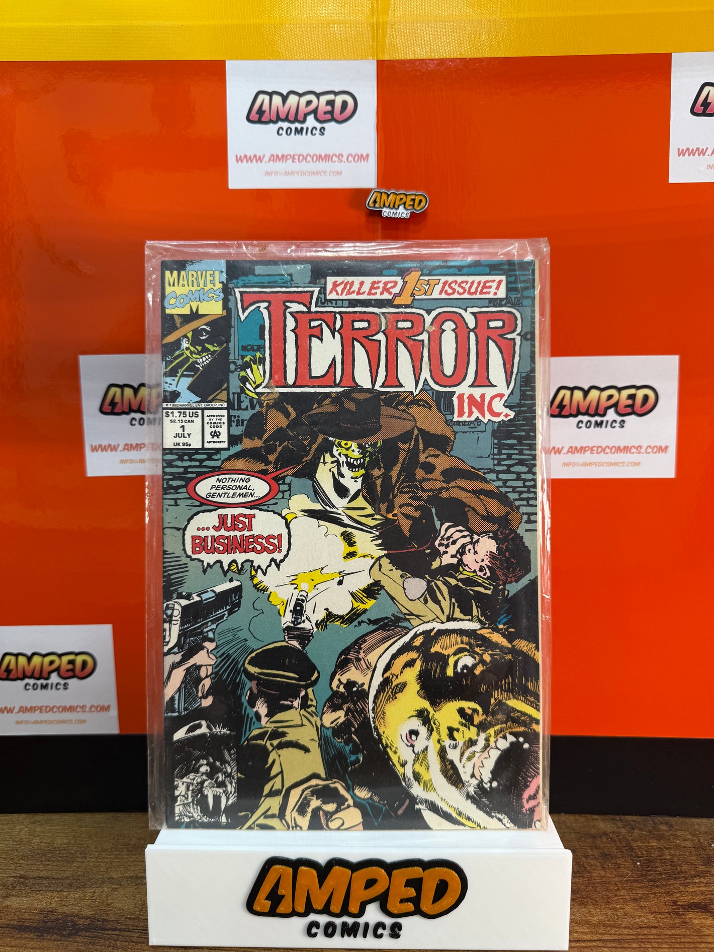 Terror Inc. 1 Marvel Comics July 1992 Killer 1st Issue