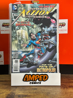 Action Comics 8 DC Comics 2012 Superman vs Brainiac