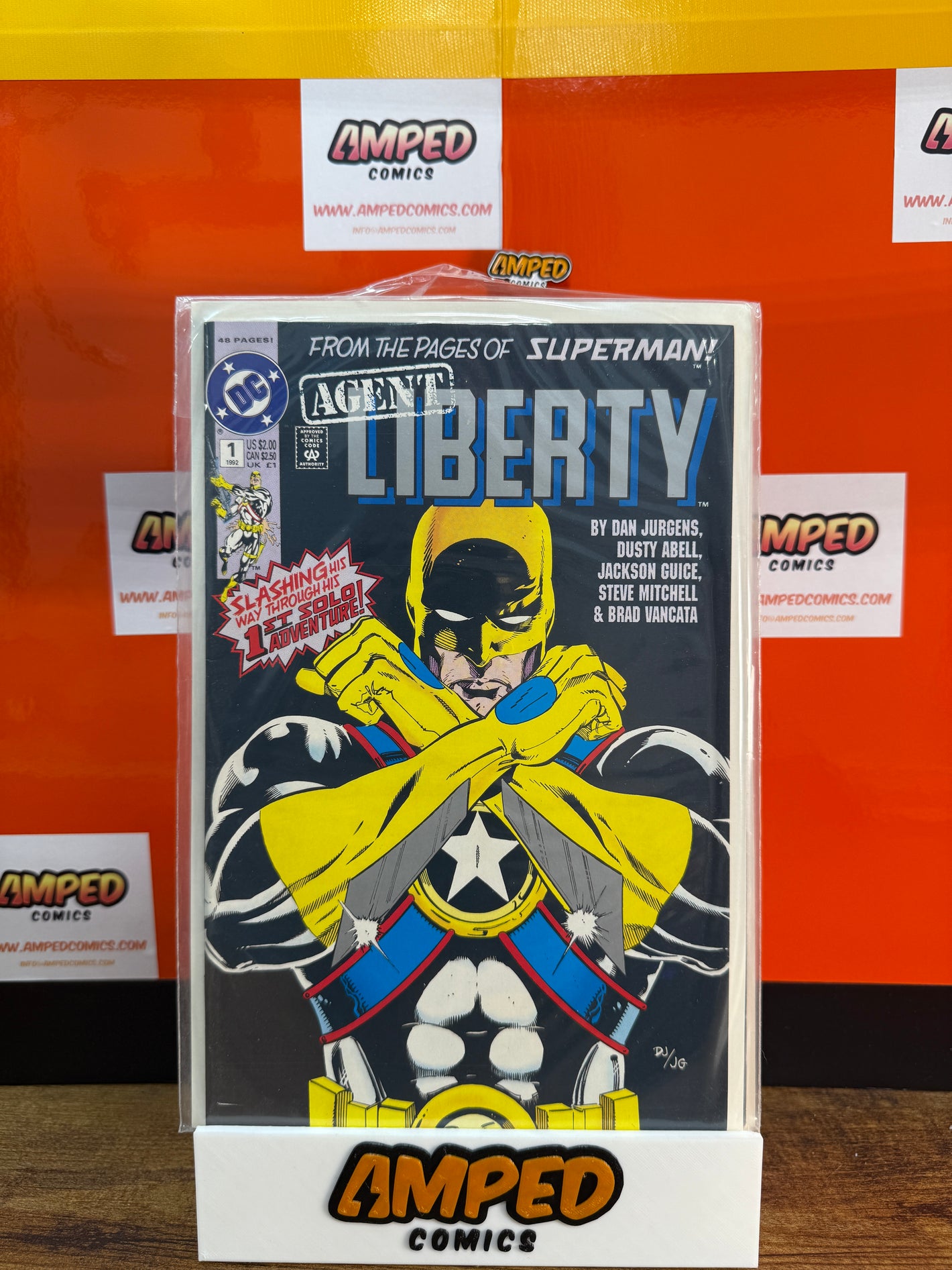 Agent Liberty 1 (1992) DC Comics - Superman Spin-Off