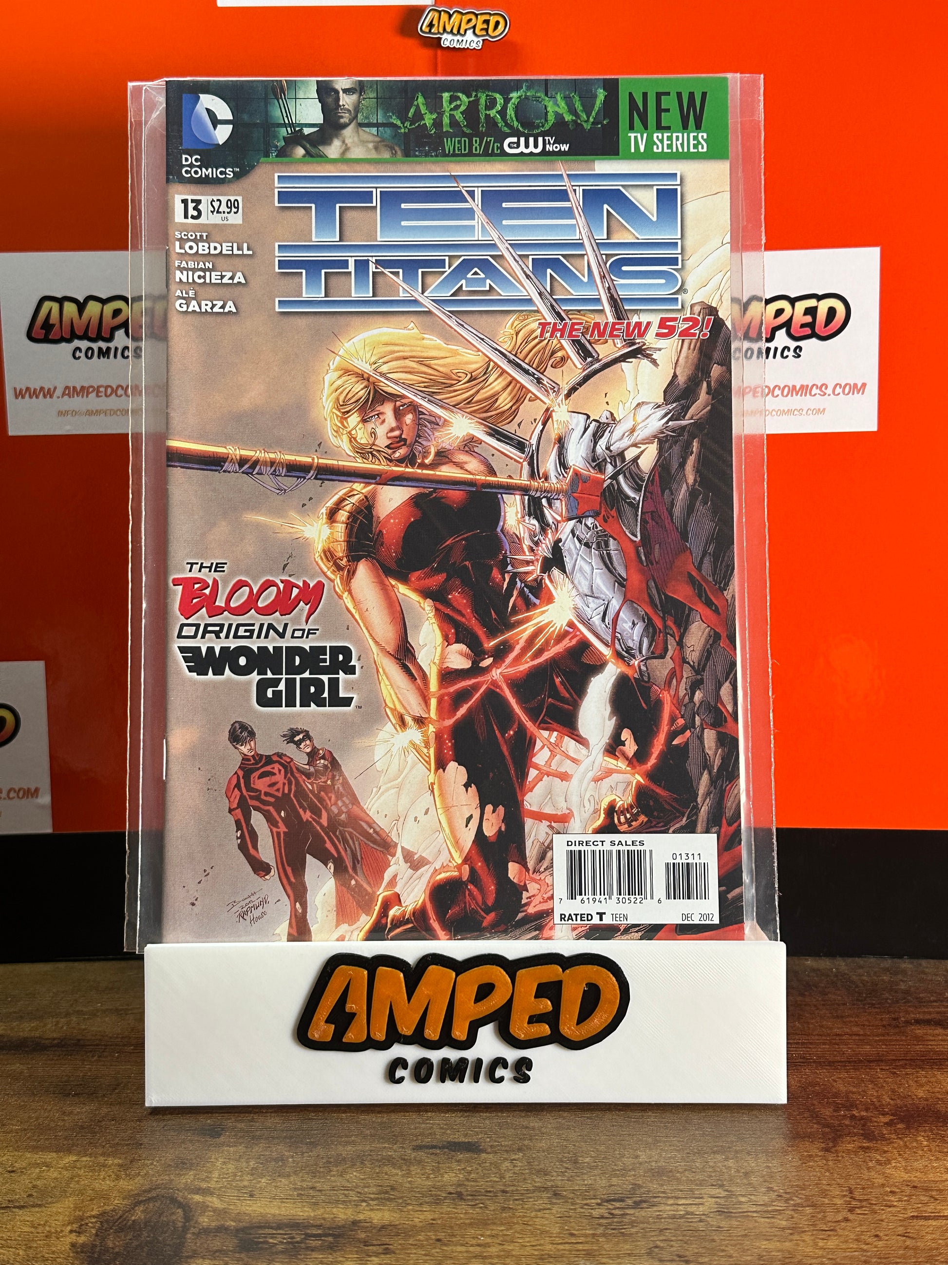 Teen Titans 13 (2012) DC Comics - Bloody Origin of Wonder Girl