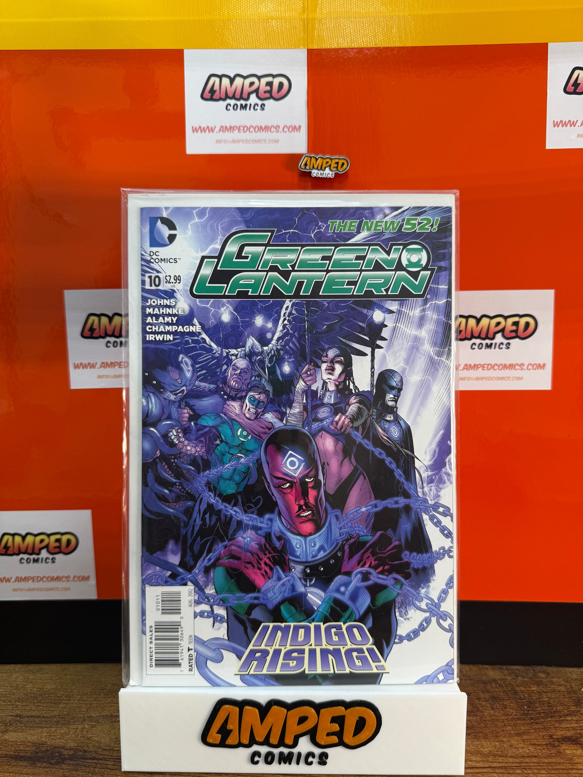 Green Lantern 10 (2012) DC Comics - Indigo Rising The New 52