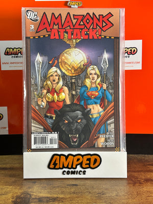 Amazons Attack 3 (Aug 2007) DC Comics - Will Pfeifer Pete Woods