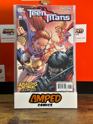 Teen Titans 49 (Sep 2007) DC Comics Amazons Attack Tie-In
