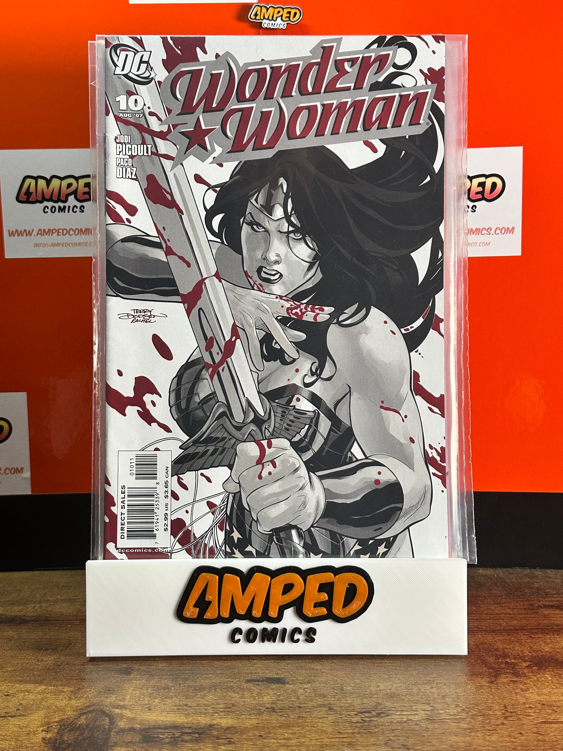 Wonder Woman 10 (Aug 2007) DC Comics - Jodi Picoult, Terry Dodson Cover