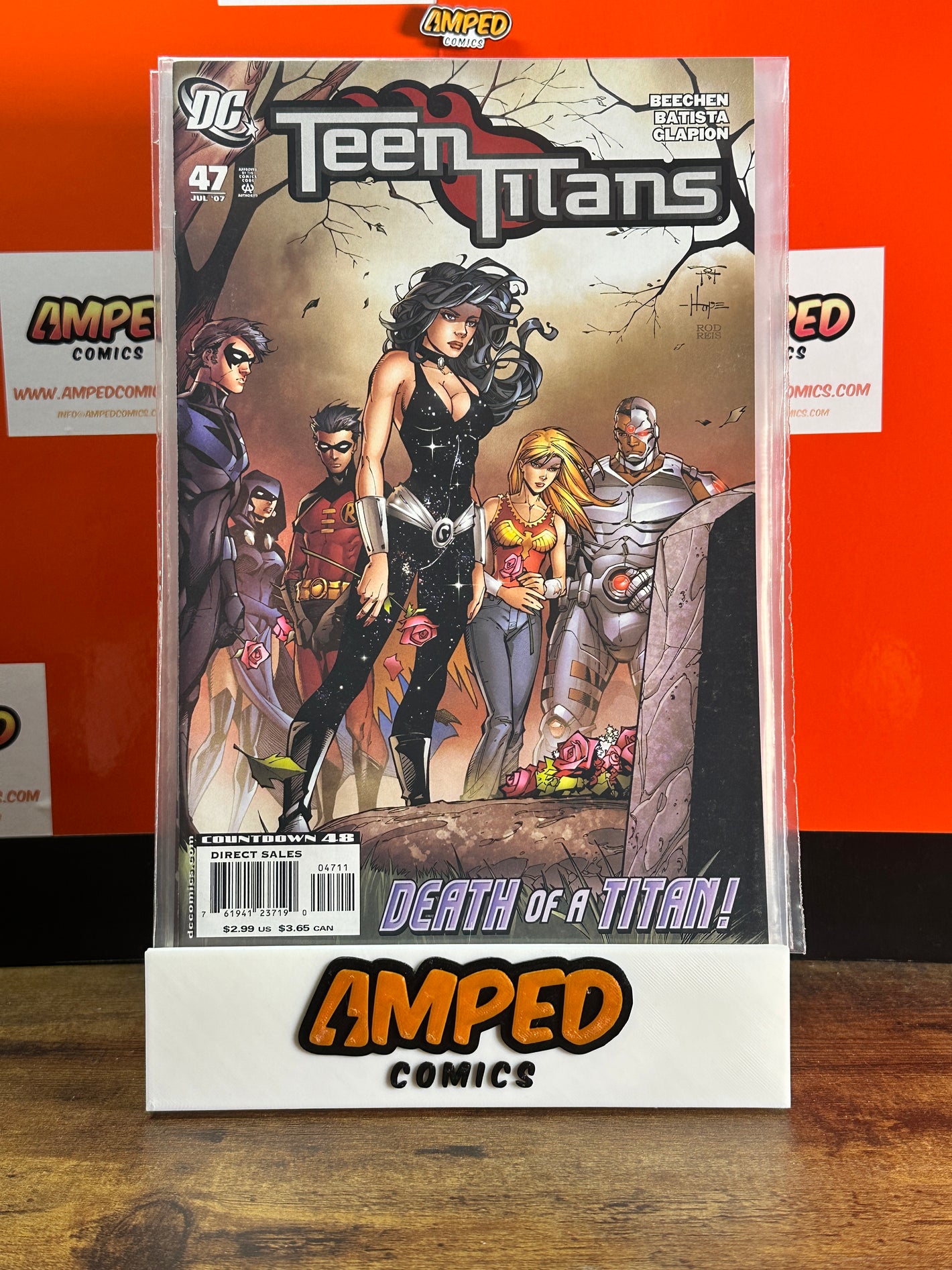 Teen Titans 47 DC Comics July 2007 Death of a Titan