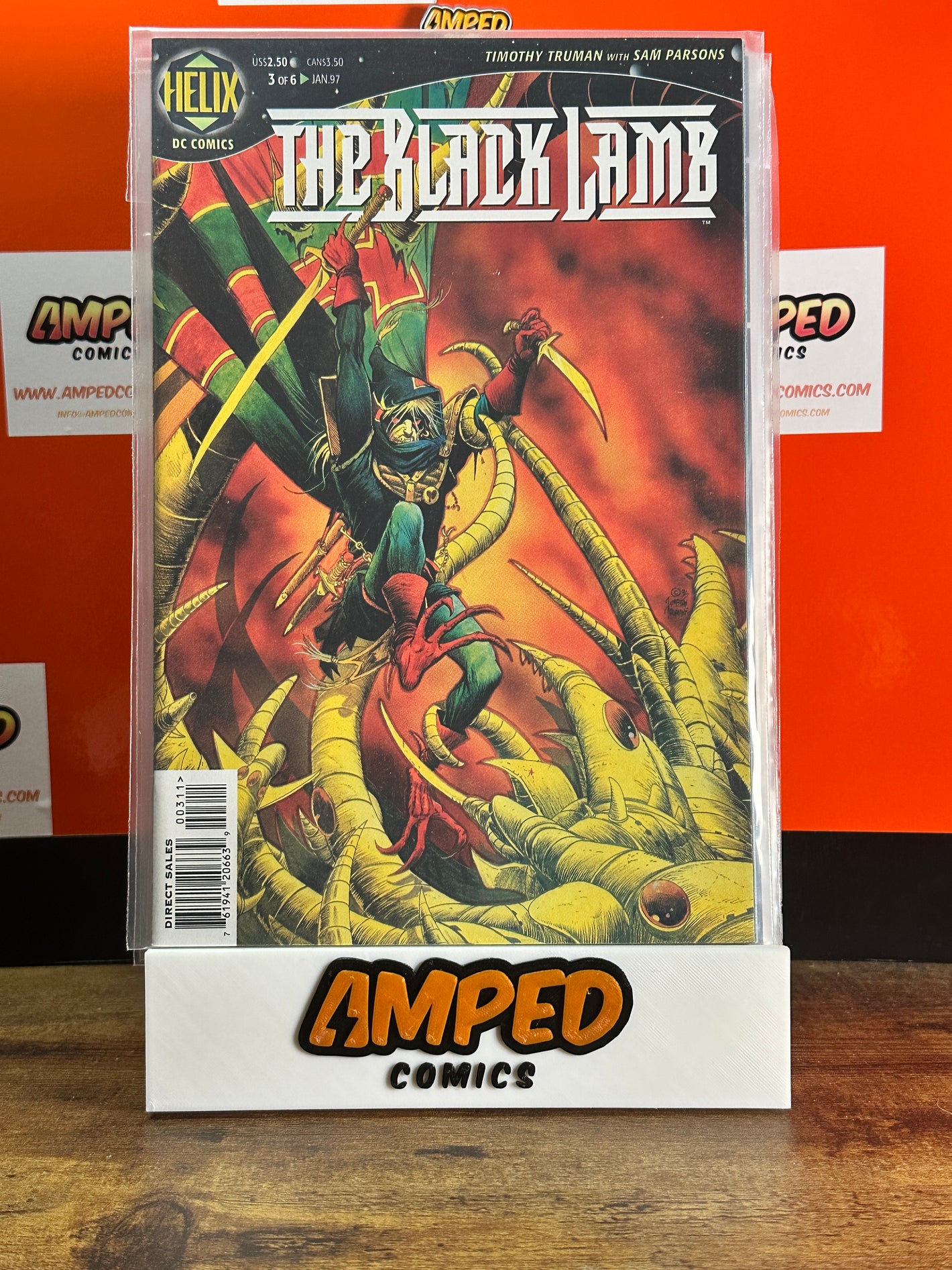 The Black Lamb 3 (1997) Helix DC Comics by Timothy Truman