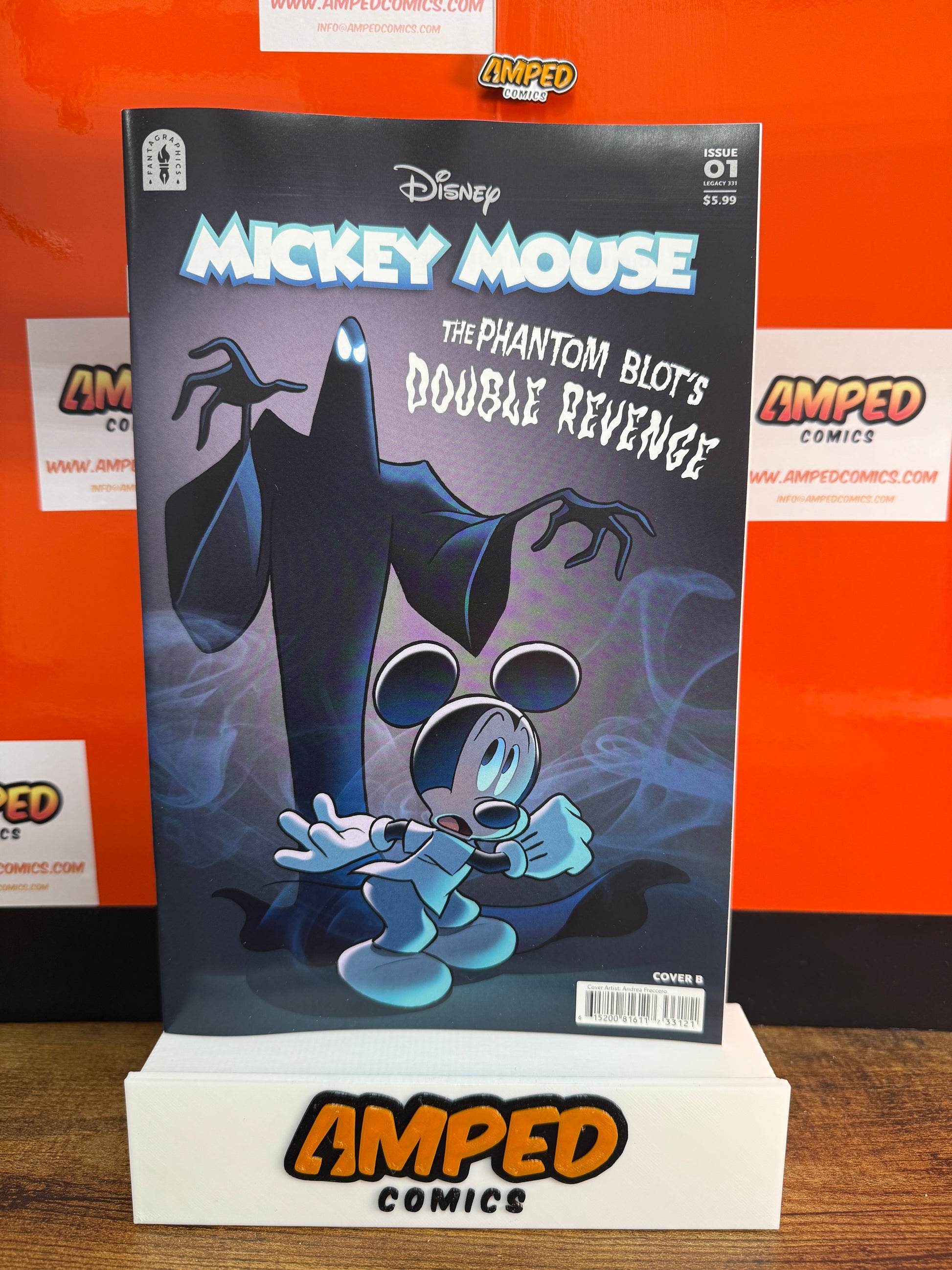 MICKEY MOUSE THE PHANTOM BLOTS DOUBLE REVENGE #1 CVR B ANDREA FRECCERO VAR