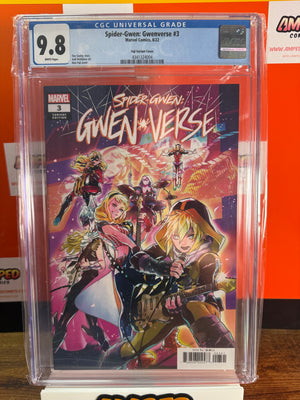 Spider-Gwen Gwenverse 3 CGC 9.8 Fuji Variant Cover Marvel 2022