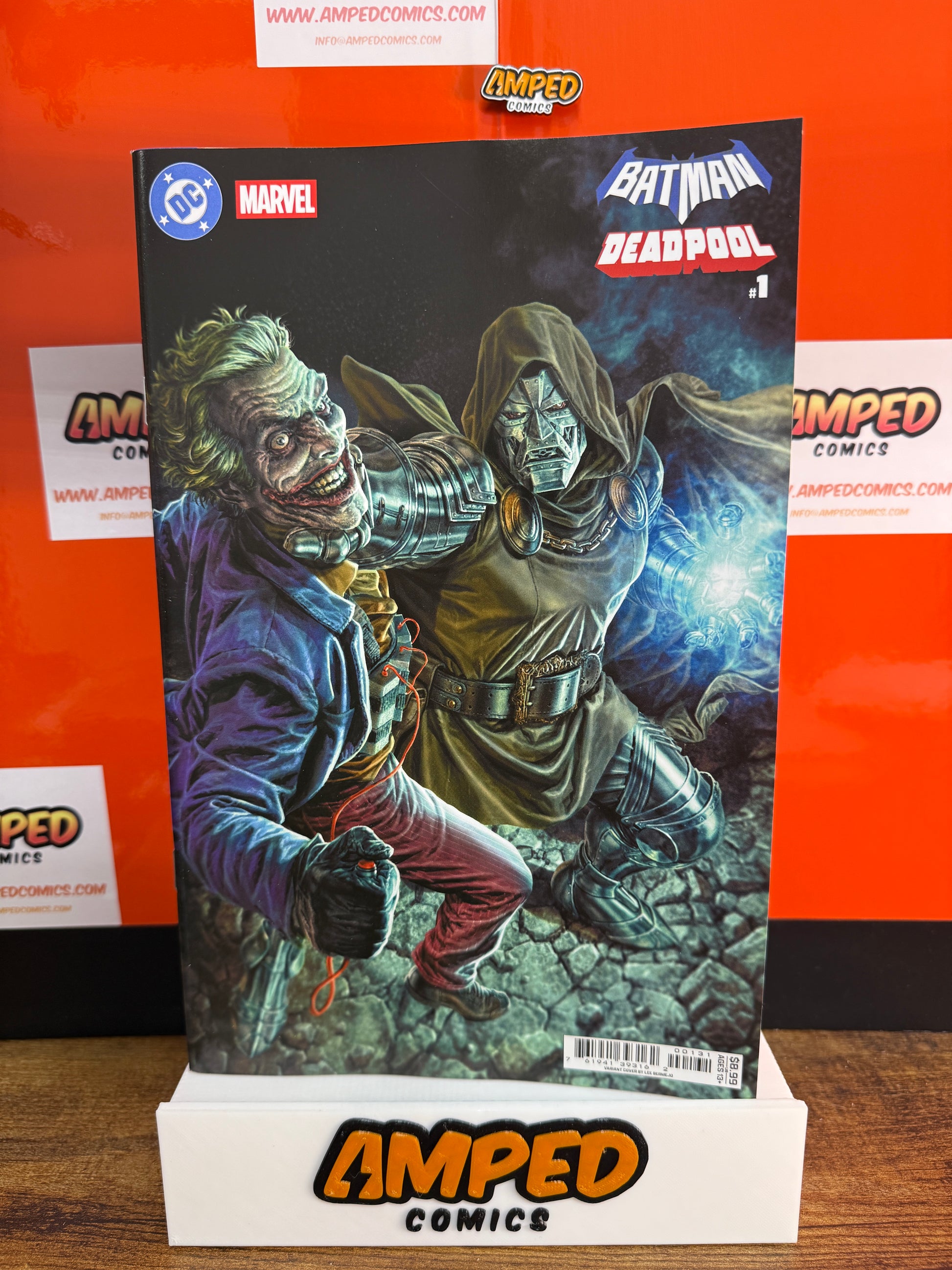 DC MARVEL BATMAN DEADPOOL #1 (ONE SHOT) CVR C BERMEJO JOKER DR DOOM 