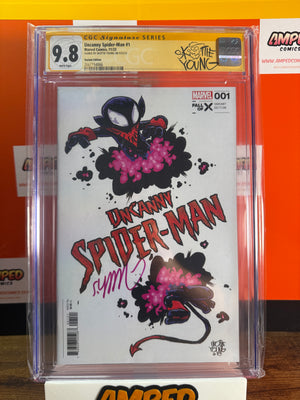 Uncanny Spider-Man 1 CGC 9.8 Skottie Young Variant Signed