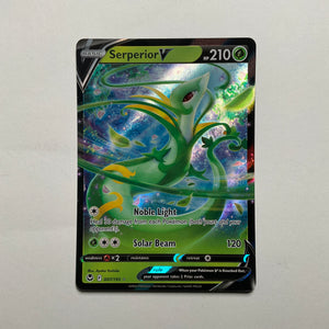 Serperior V 007/195 Pokemon Card - Sword Shield Silver Tempest