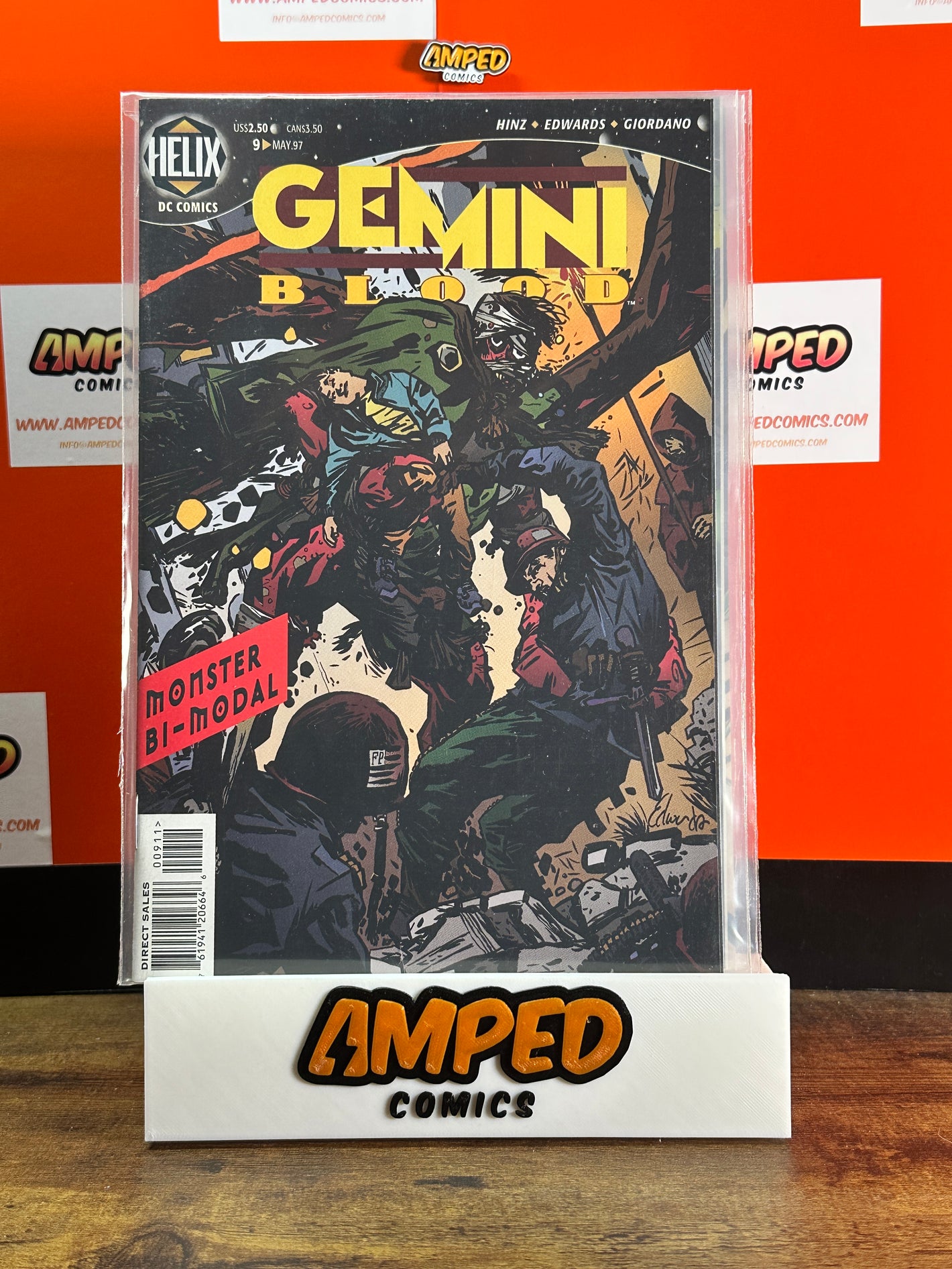 Gemini Blood 9 (May 1997, Helix/DC Comics)