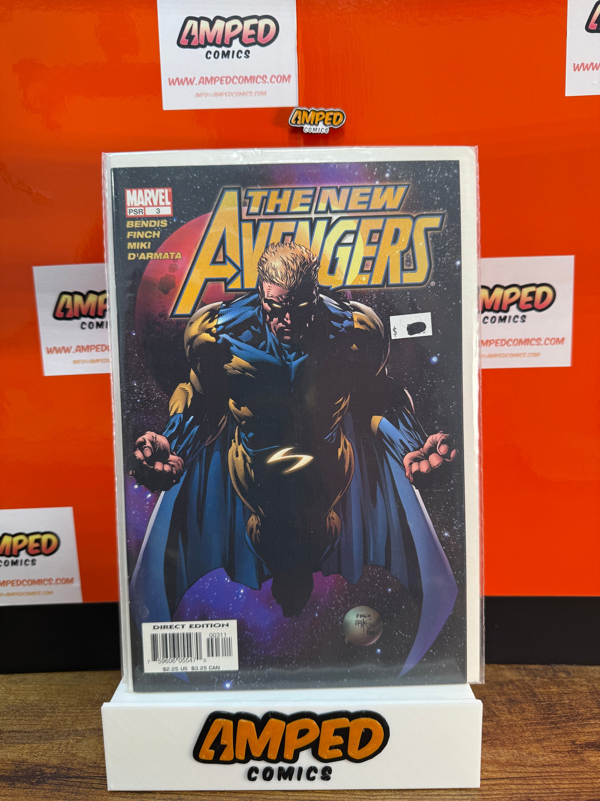 The New Avengers 3 Marvel Comics 2005 Bendis Finch Direct Edition