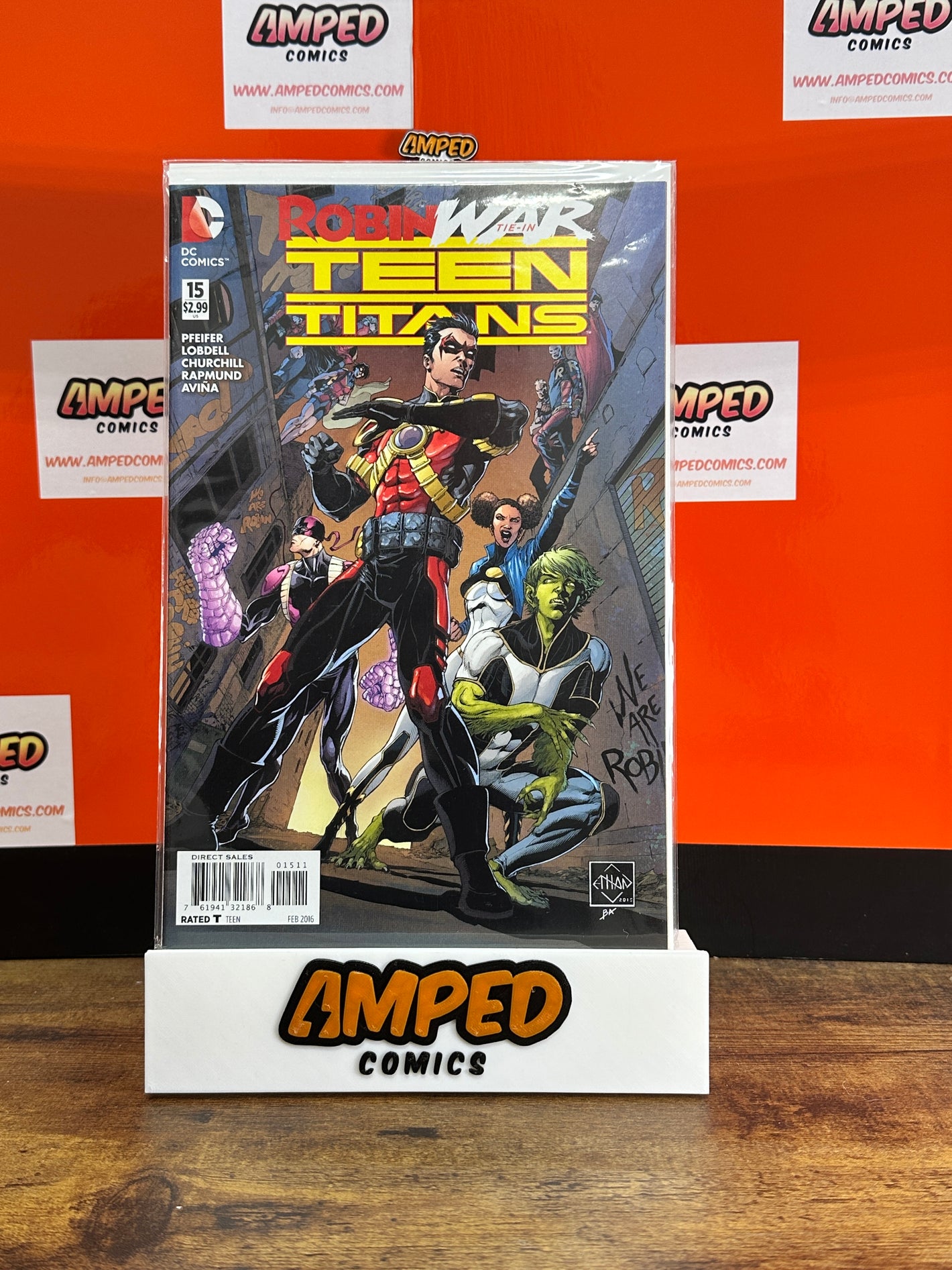 Teen Titans 15 Robin War Tie-In DC Comics Feb 2016