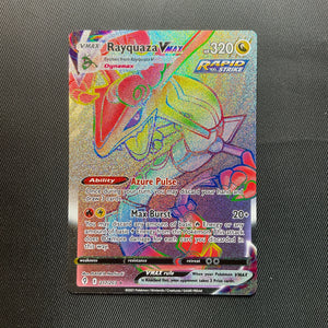 Rayquaza VMAX 217/203 Rapid Strike Secret Rare Pokemon Card