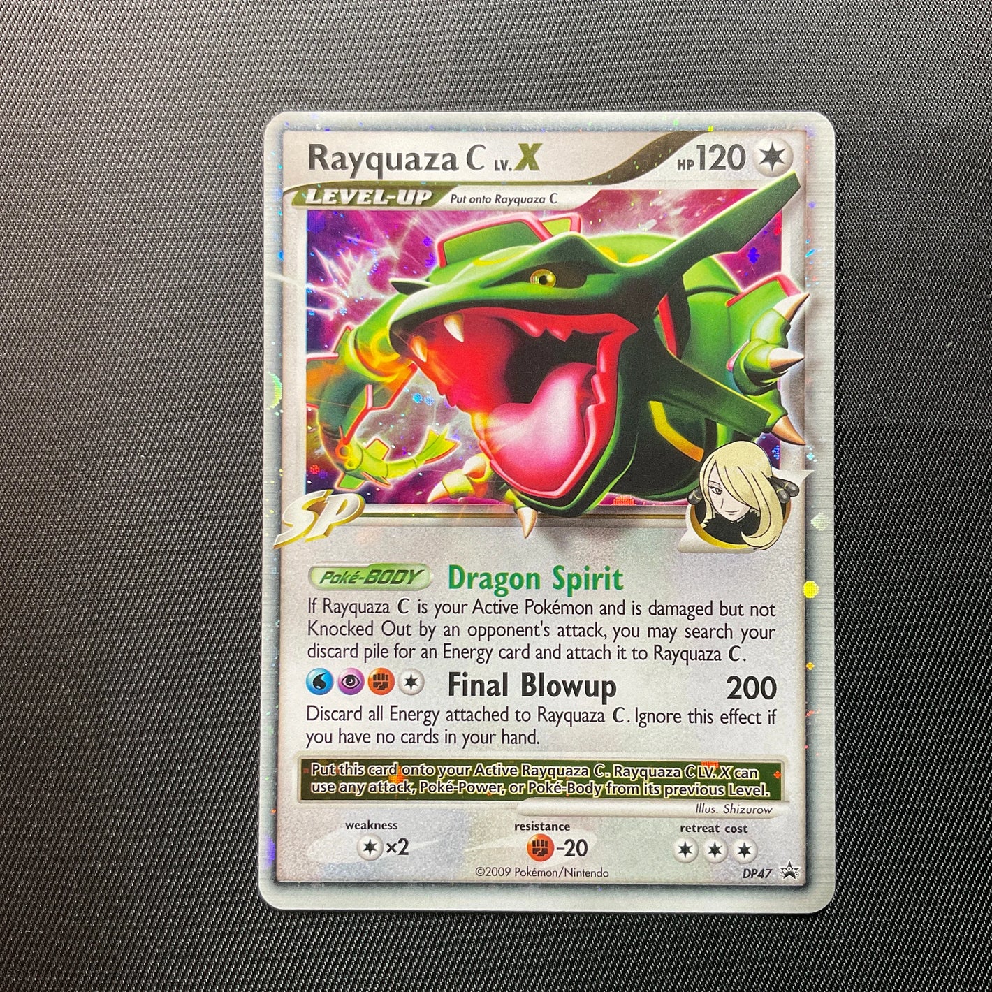 Rayquaza C Lv.X DP47 Promo Supreme Victors Holo Pokemon Card 2009