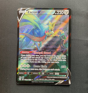 Zacian V TG21/TG30 Sword Shield Ultra Rare Pokemon Card