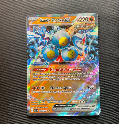 Sandy Shocks ex 108/182 Ancient Holo Pokemon Card