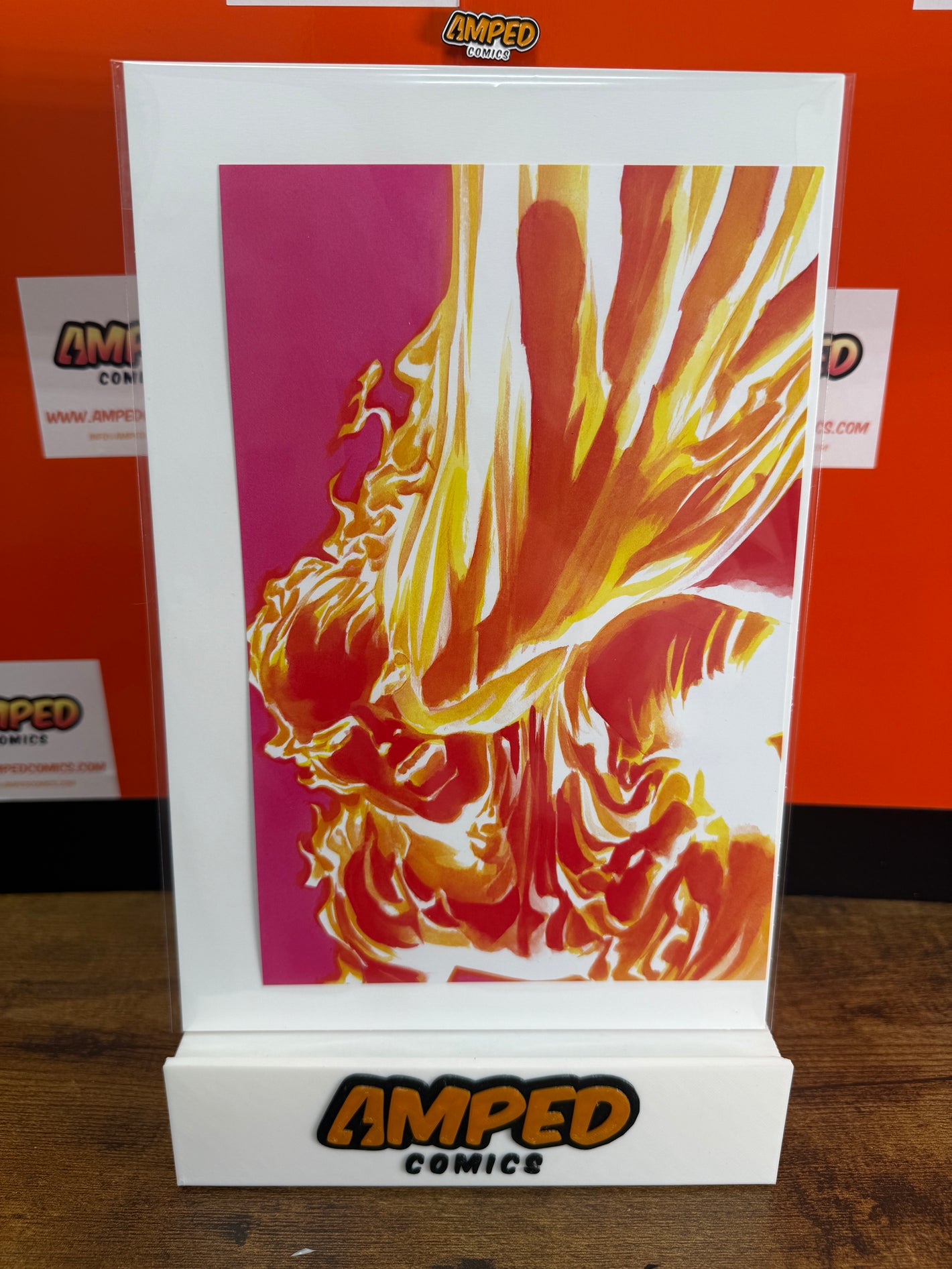 Alex Ross Human Torch Print Alex Ross Collectors Club