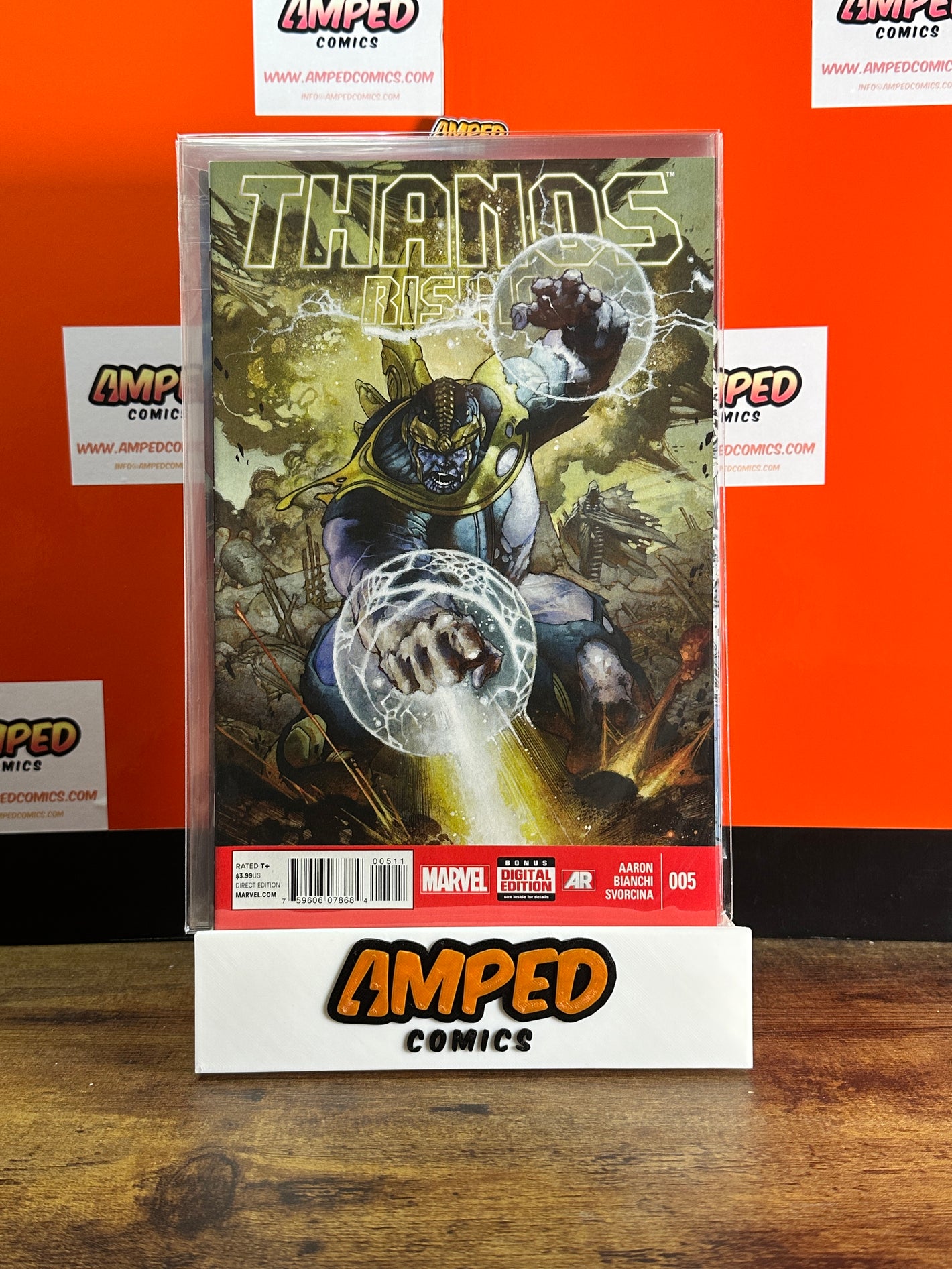 Thanos Rising 5 Marvel Comics 2013 Aaron Bianchi Svorcina