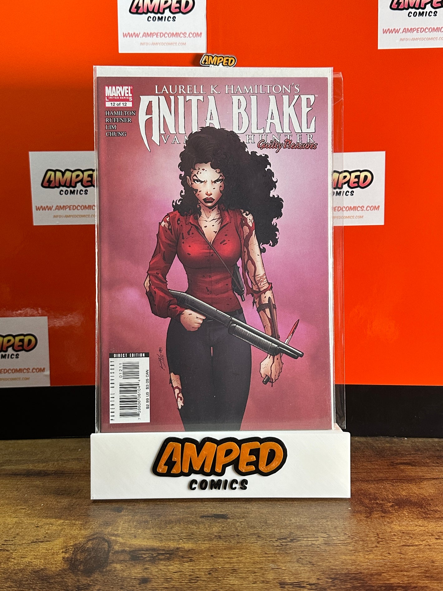 Anita Blake Vampire Hunter Guilty Pleasures 12 Marvel 2008 Laurell K. Hamilton