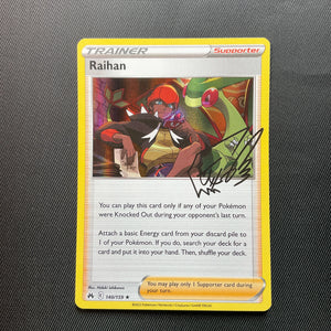 Raihan Trainer Supporter Card 140/159 Pokemon Silver Tempest
