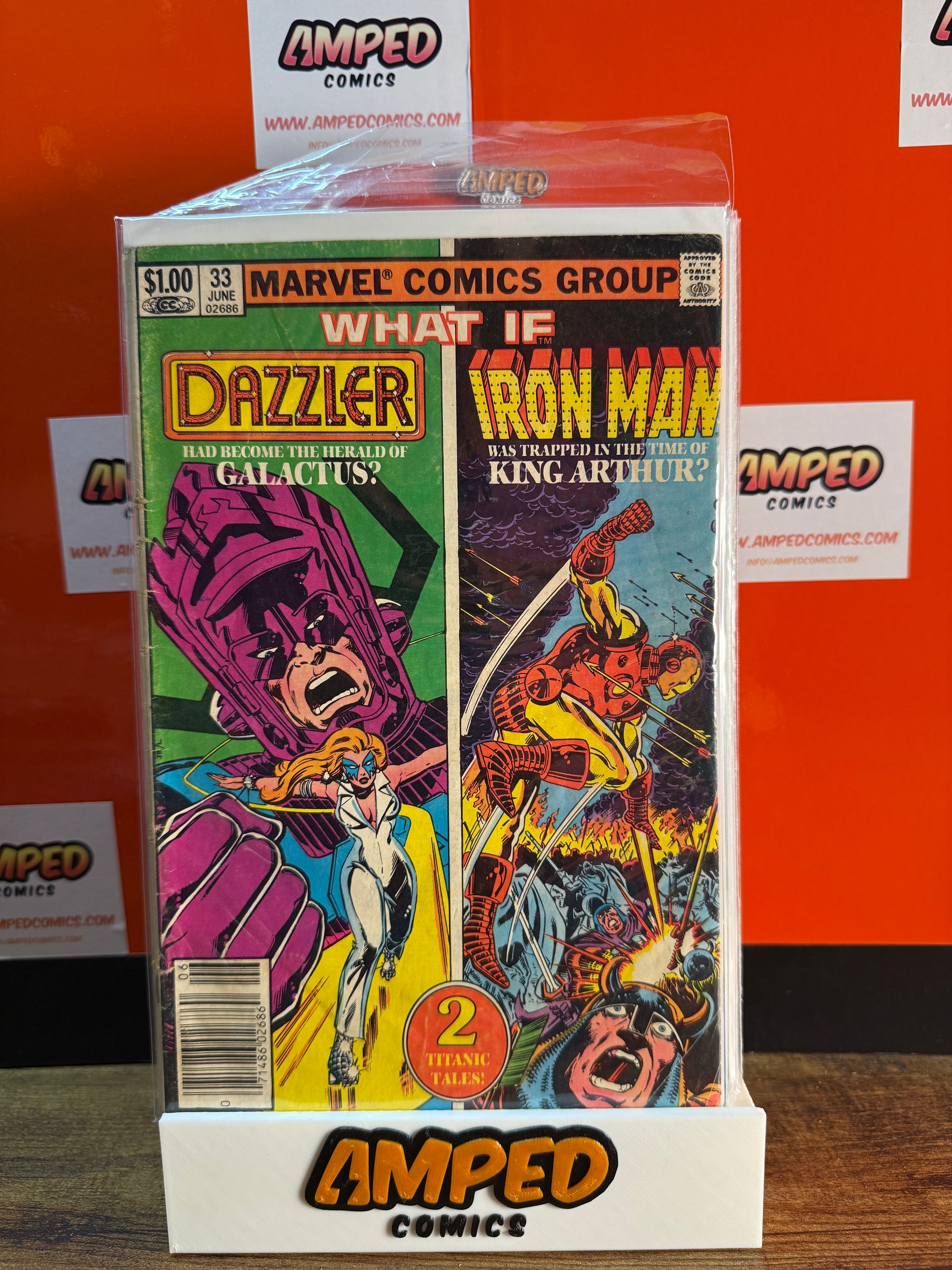 What If 33 Marvel Comics June 1982 Dazzler Iron Man Stories MID GRADE