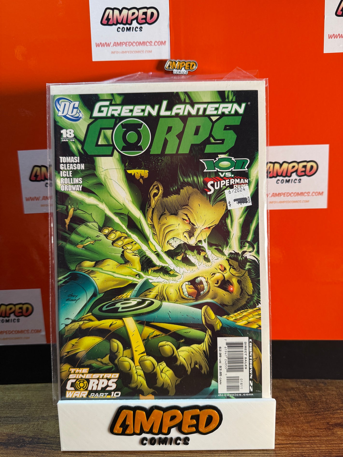 Green Lantern Corps 18 (Jan 2008) DC Comics Sinestro Corps War Pt 10
