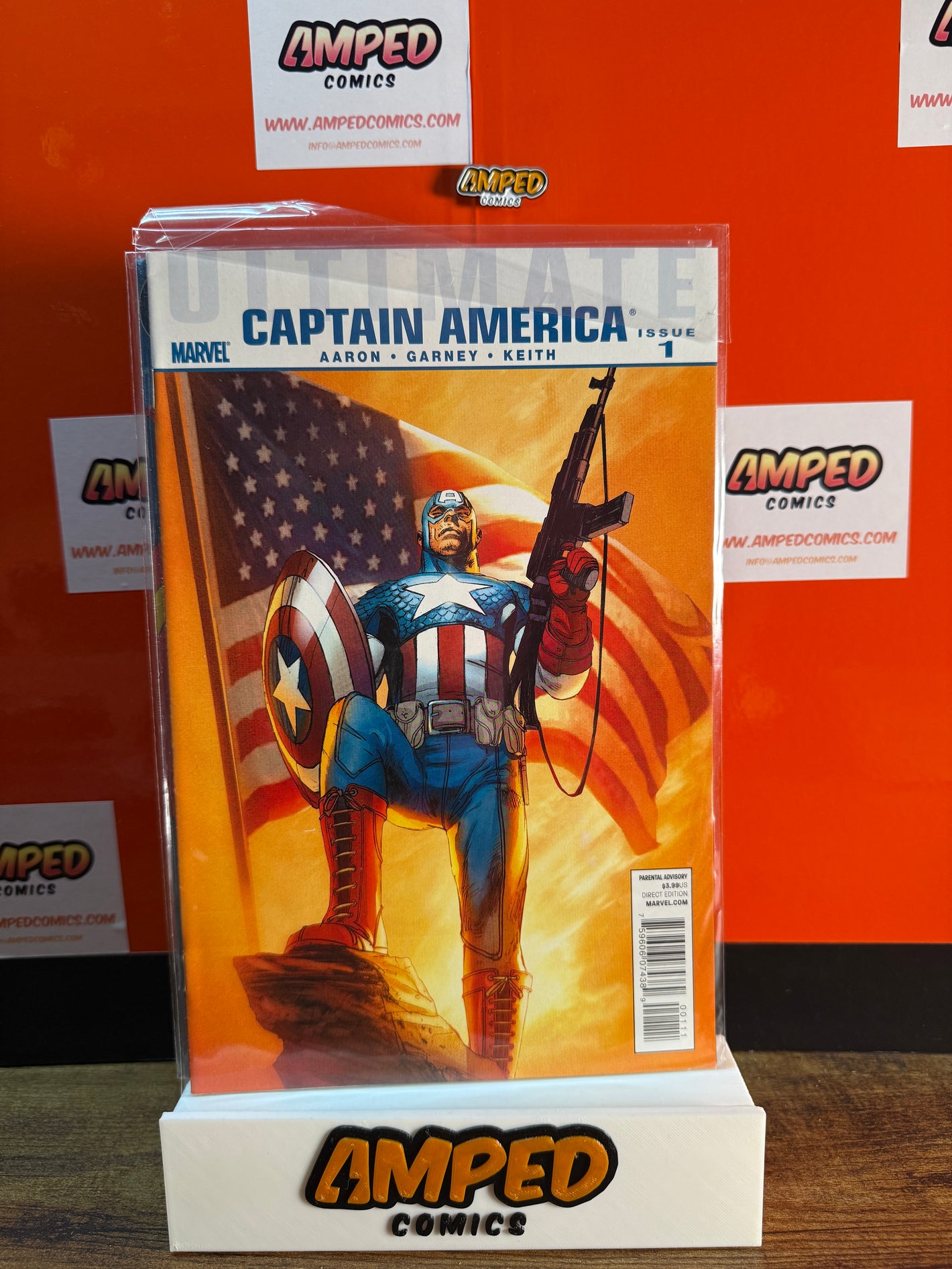Captain America 1 Marvel Comics Aaron Garney Keith