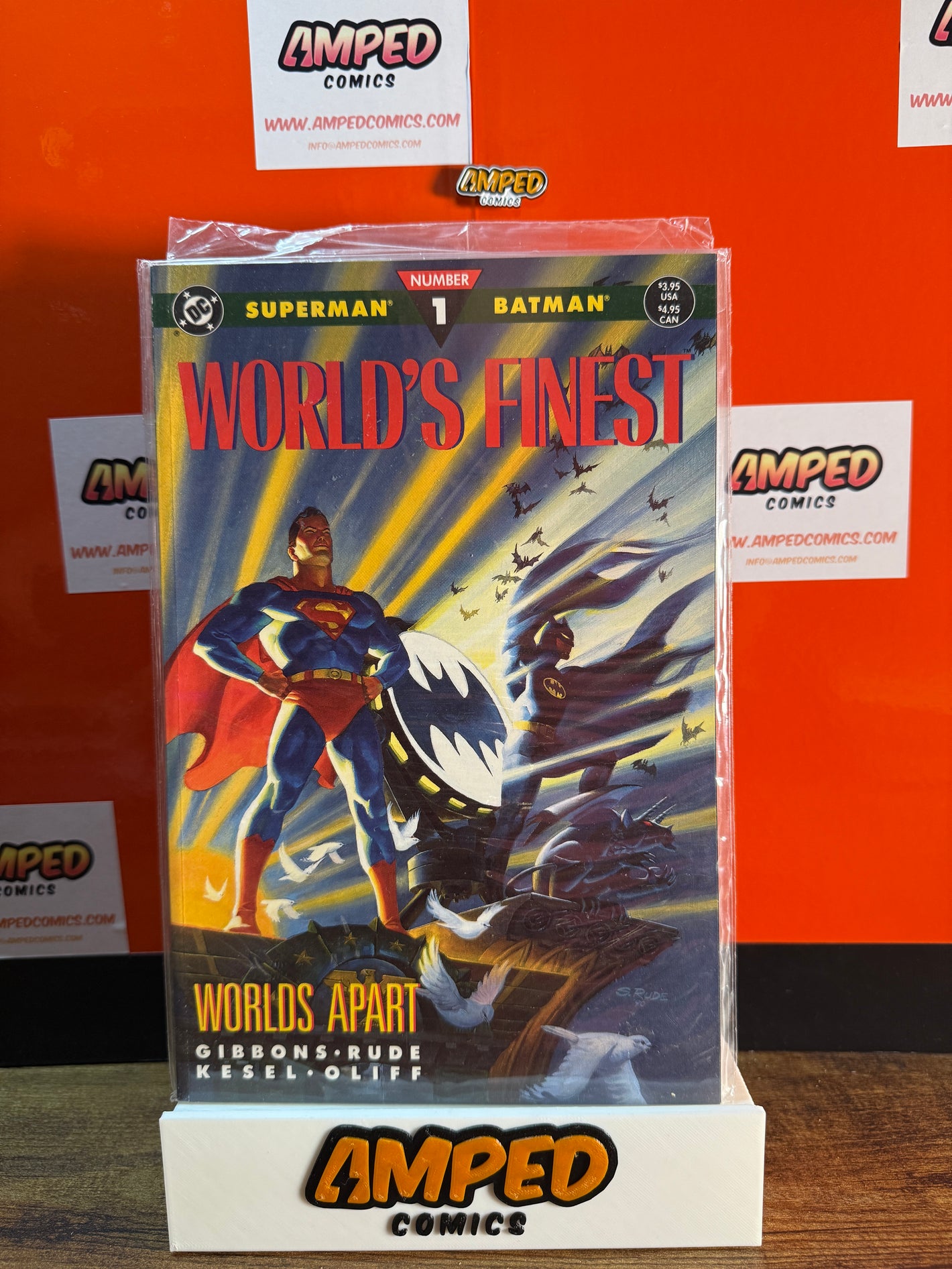 Worlds Finest 1 DC Comics 1990 Superman Batman
