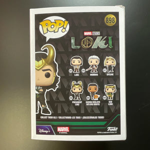 Funko Pop Marvel Studios Loki President Loki 898 Bobblehead