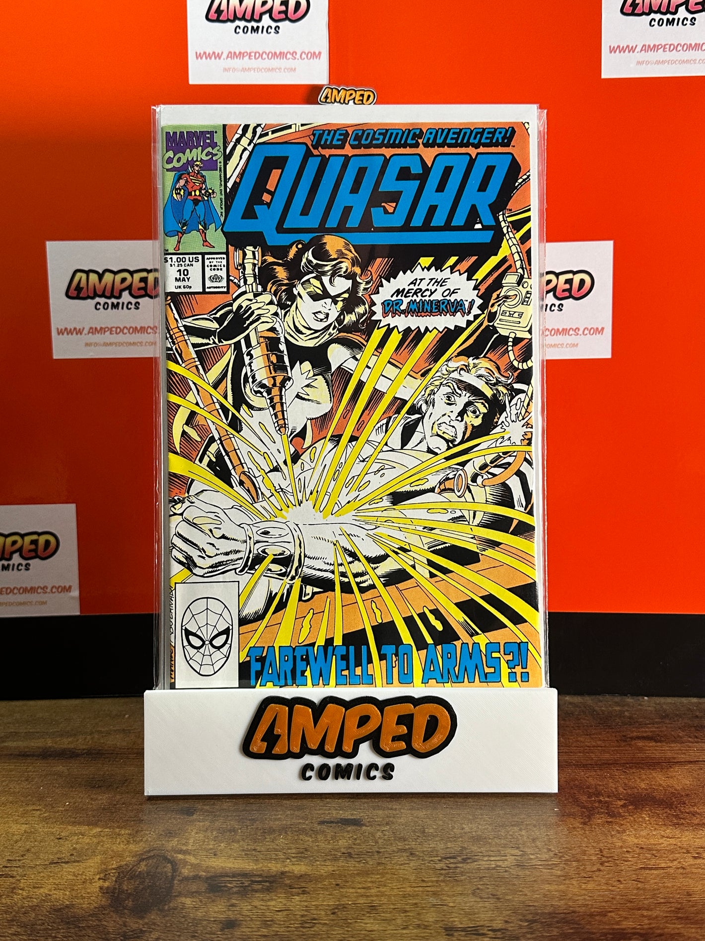 Quasar 57 Marvel Comics May 1991 Dr. Minerva Appearance