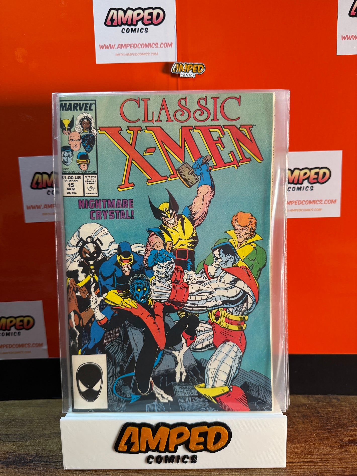 Classic X-Men 15 Marvel Comics Nov 1987 Nightmare Crystal Story