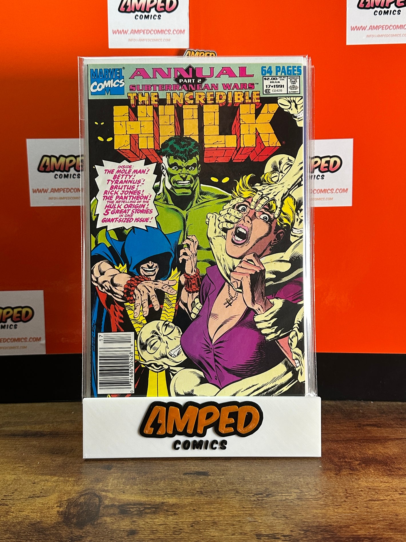 The Incredible Hulk Annual 17 Marvel Comics 1991 Subterranean Wars