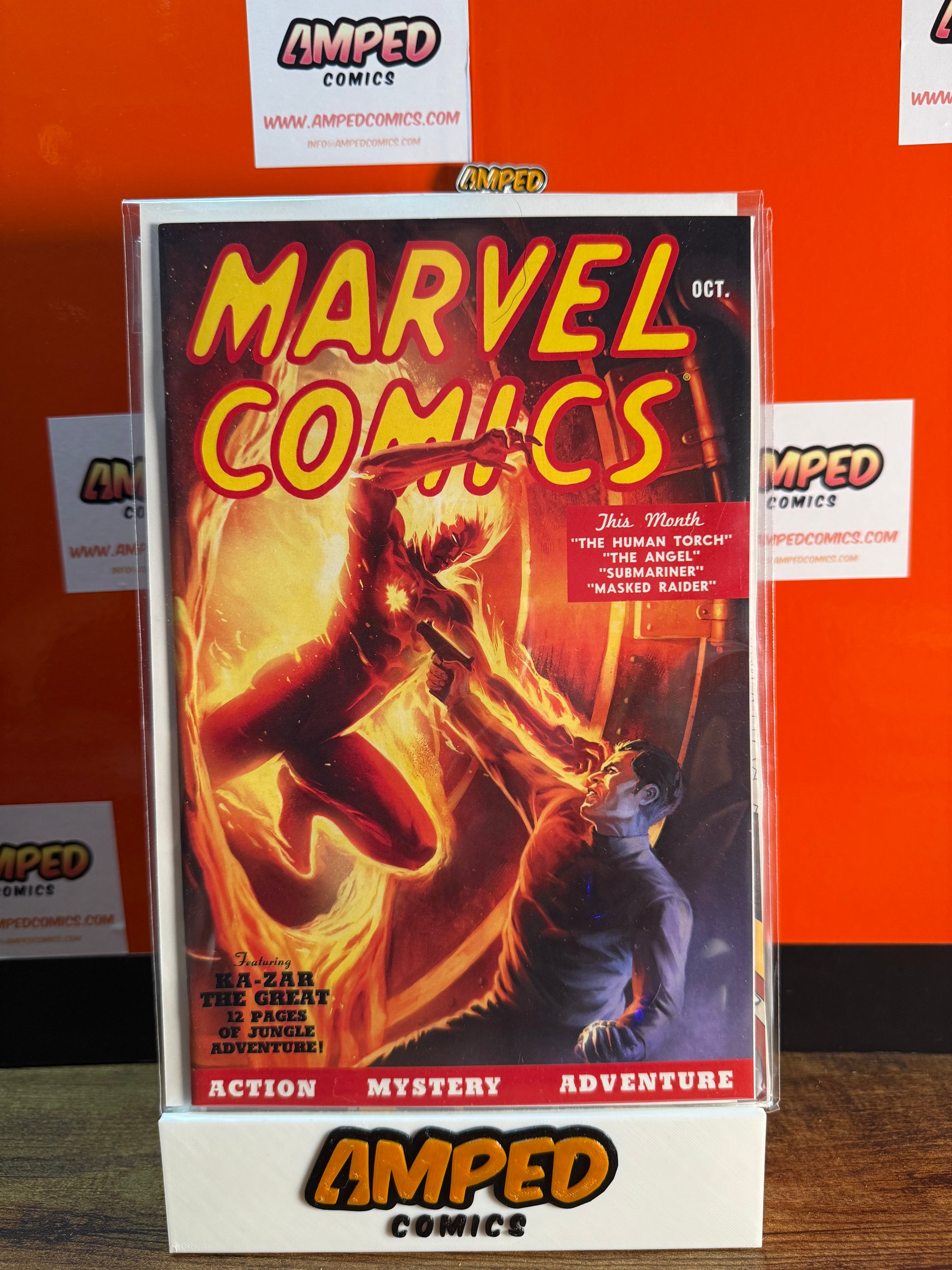 Marvel Comics 1 October 1939 Reprint - Human Torch Sub-Mariner