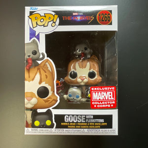 Funko Pop Goose with Flerkittens 1266 Marvel Collector Corps