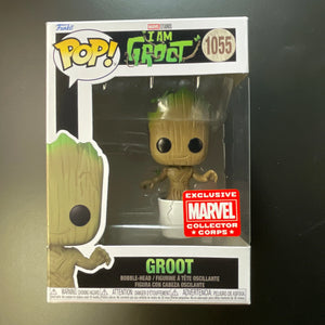 Funko Pop Marvel I Am Groot 1055 Exclusive Collector Corps
